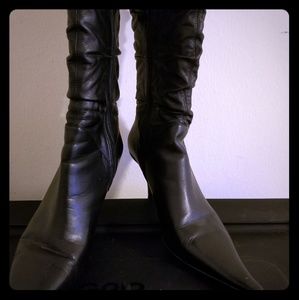Bakers Black Leather Boots
